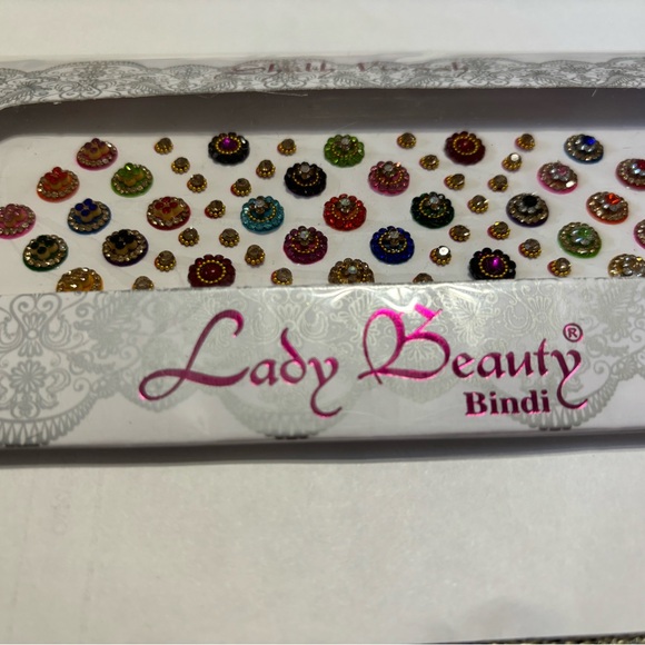 Jumbo Pack Multicolored Bindis, Forehead Gems, Body Jewels - Picture 6 of 11